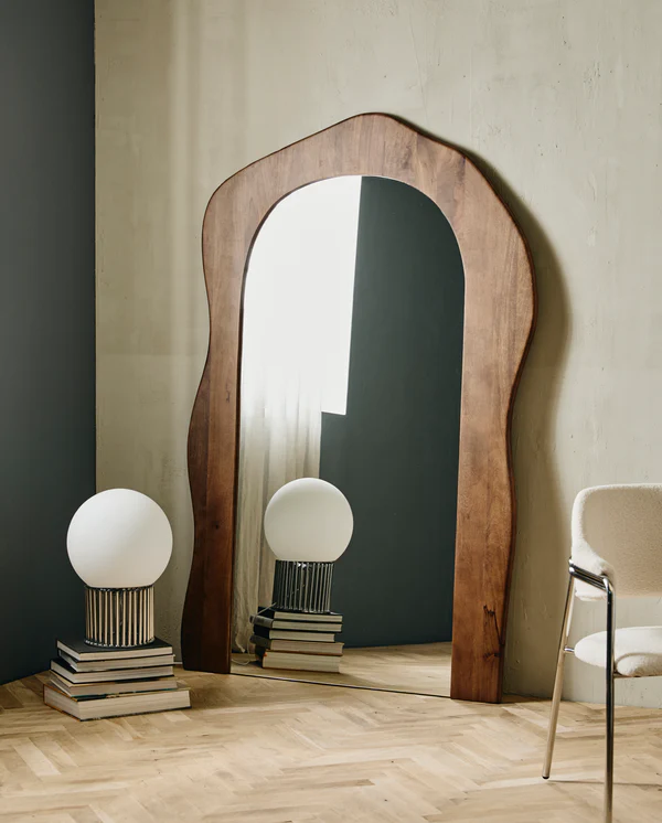 Spegel ATTILA mörk träram 180 cm Nordal - 2