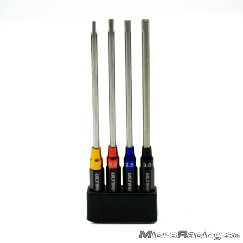 ULTIMATE - Insexbits till Skruvdragare, 1.5/2.0/2.5/3.0x98mm - 3
