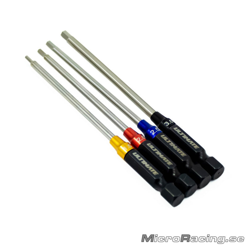 ULTIMATE - Insexbits till Skruvdragare, 1.5/2.0/2.5/3.0x98mm