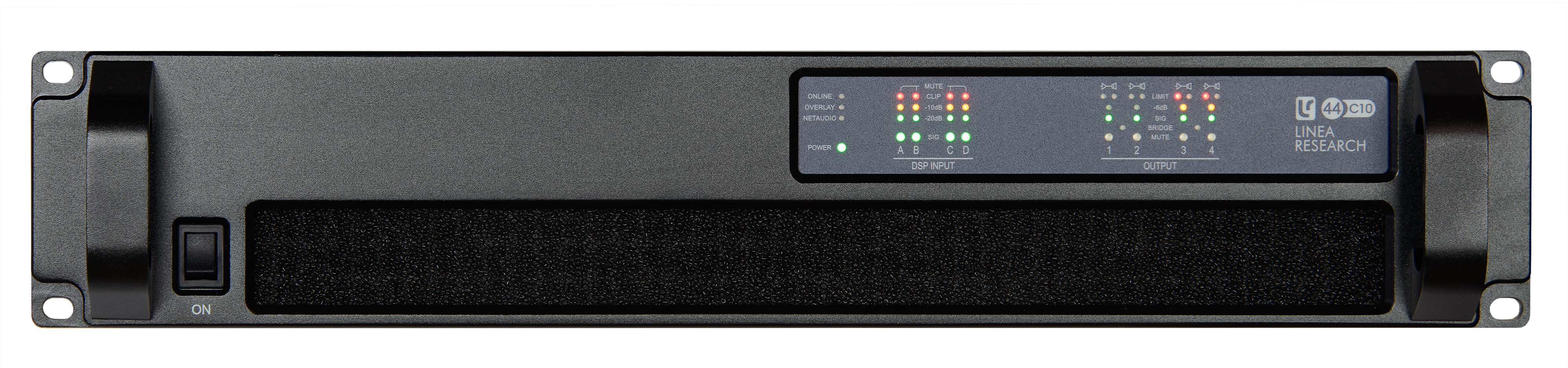 44 C10 Dante  4x 2,500W DSP amplifier with DanteTM