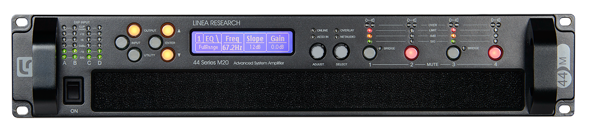44 M6  4x 1,500W at 2 or 4 Ohm nominal load