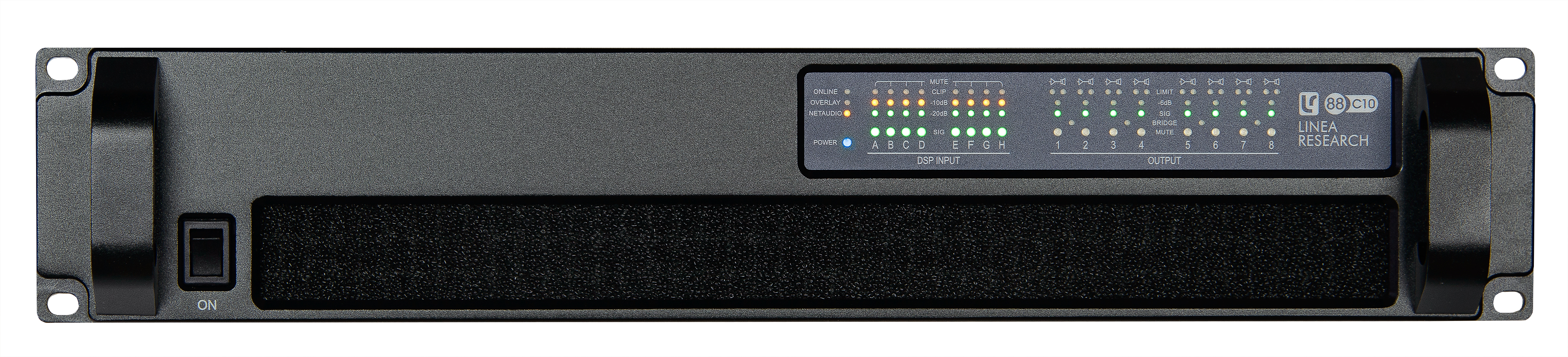 88 C10  8x 1,250W at 2, 4 or 8 Ohm nominal load