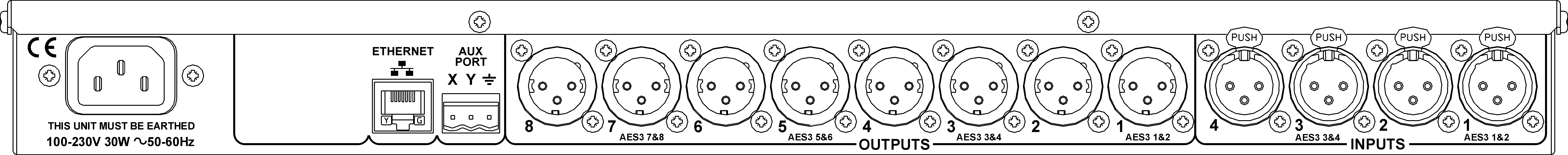 ASC48  4 input, 8 output Advanced System Processor - 2