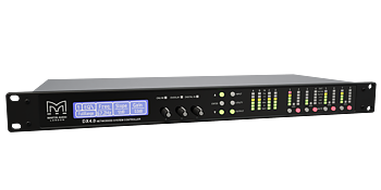 DX4.0-DANTE - 4 i 8 ut Dante-aktiverad systemkontroller och matris med VU-NET Control och Dante