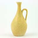 Carl-Harry Stålhane (SYR 1950s) Yellow Swelling Vase 16 cm (2)