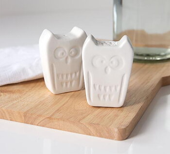 Pluto Produkter Salt & Pepparkar Uggla vit