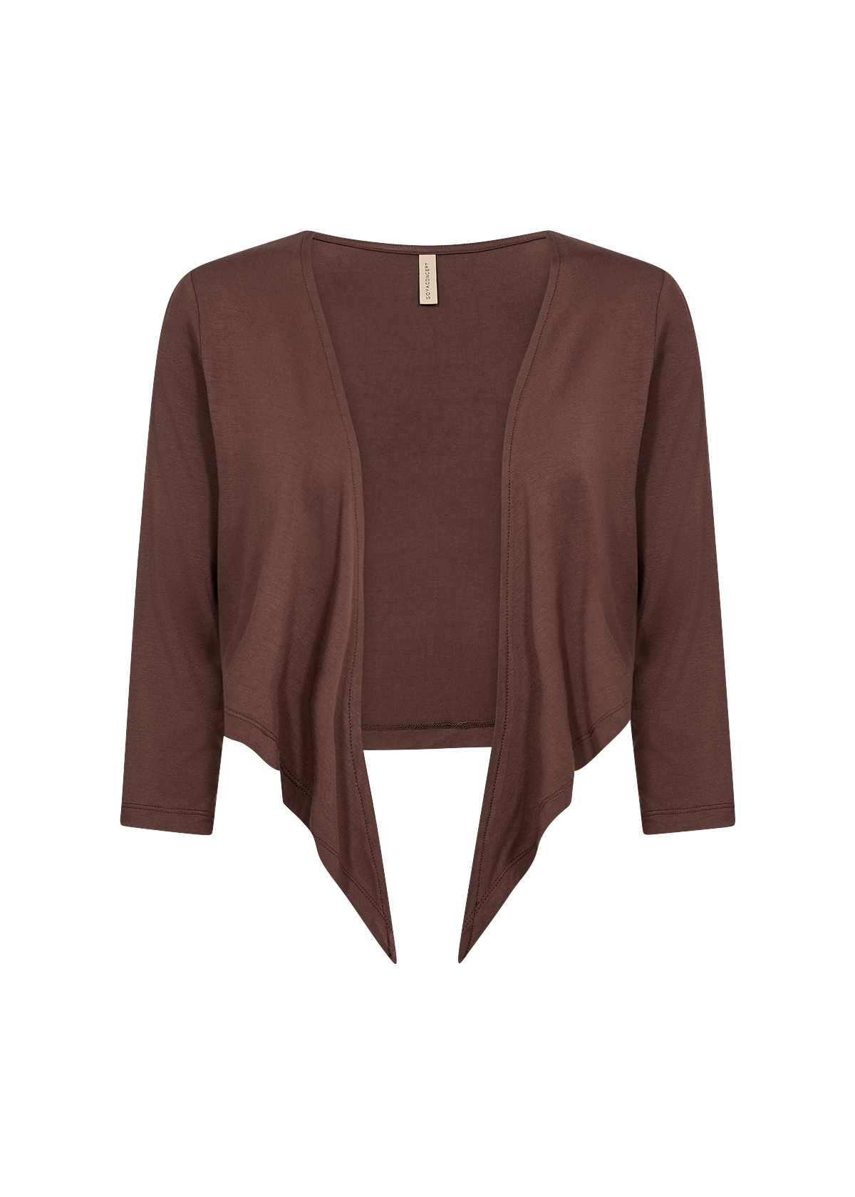 SC-Marica 285 Cardigan, Brun kofta med knyt - 4