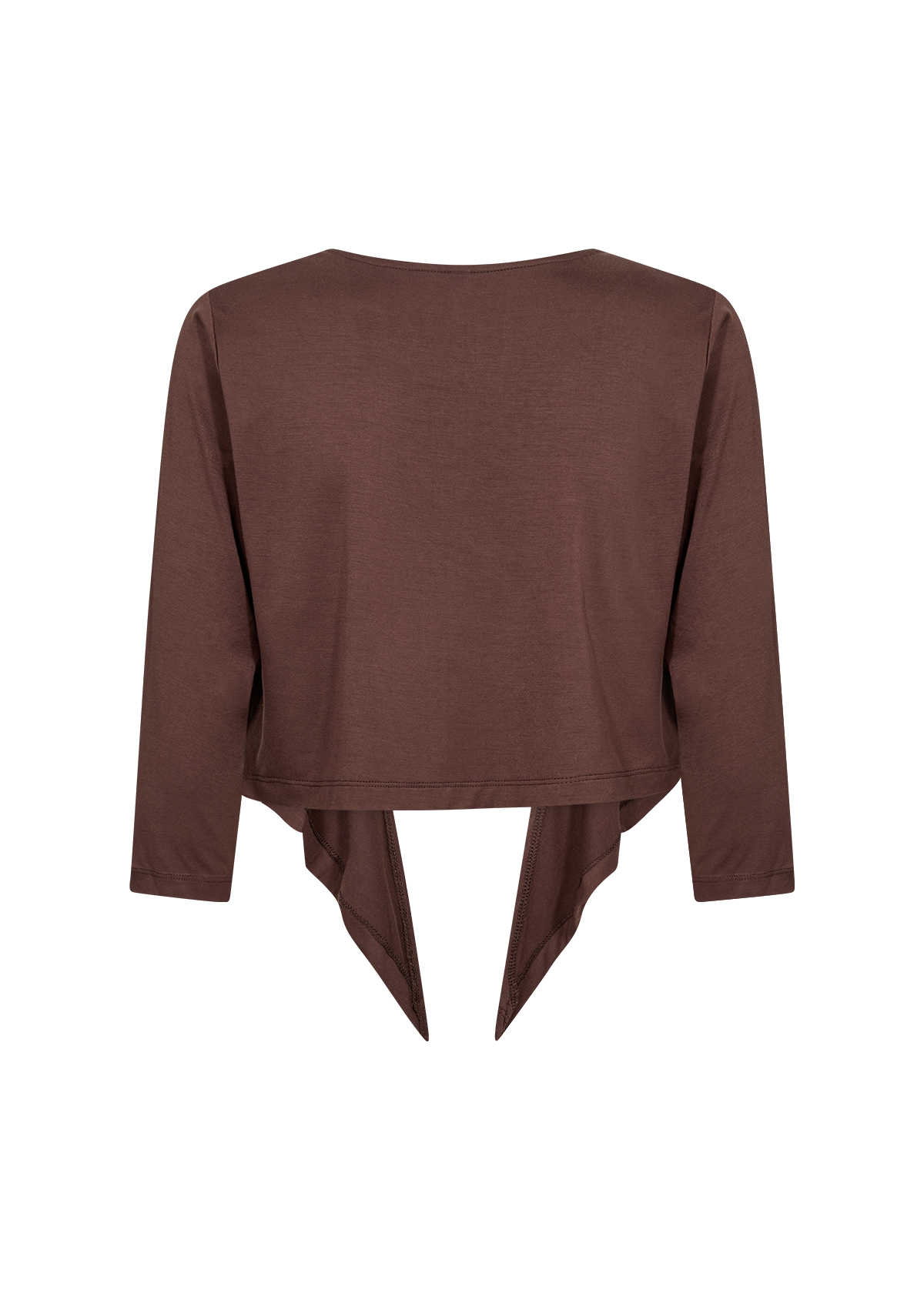SC-Marica 285 Cardigan, Brun kofta med knyt - 5