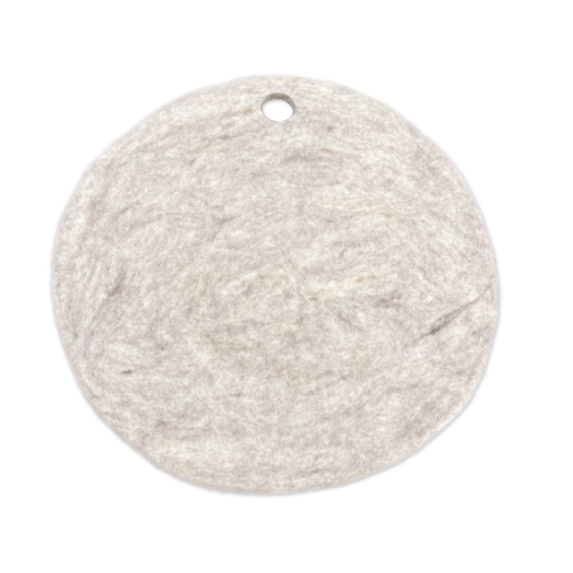 Wooldesign huovutettu villa-alusta, 25 cm, 4-pack beige