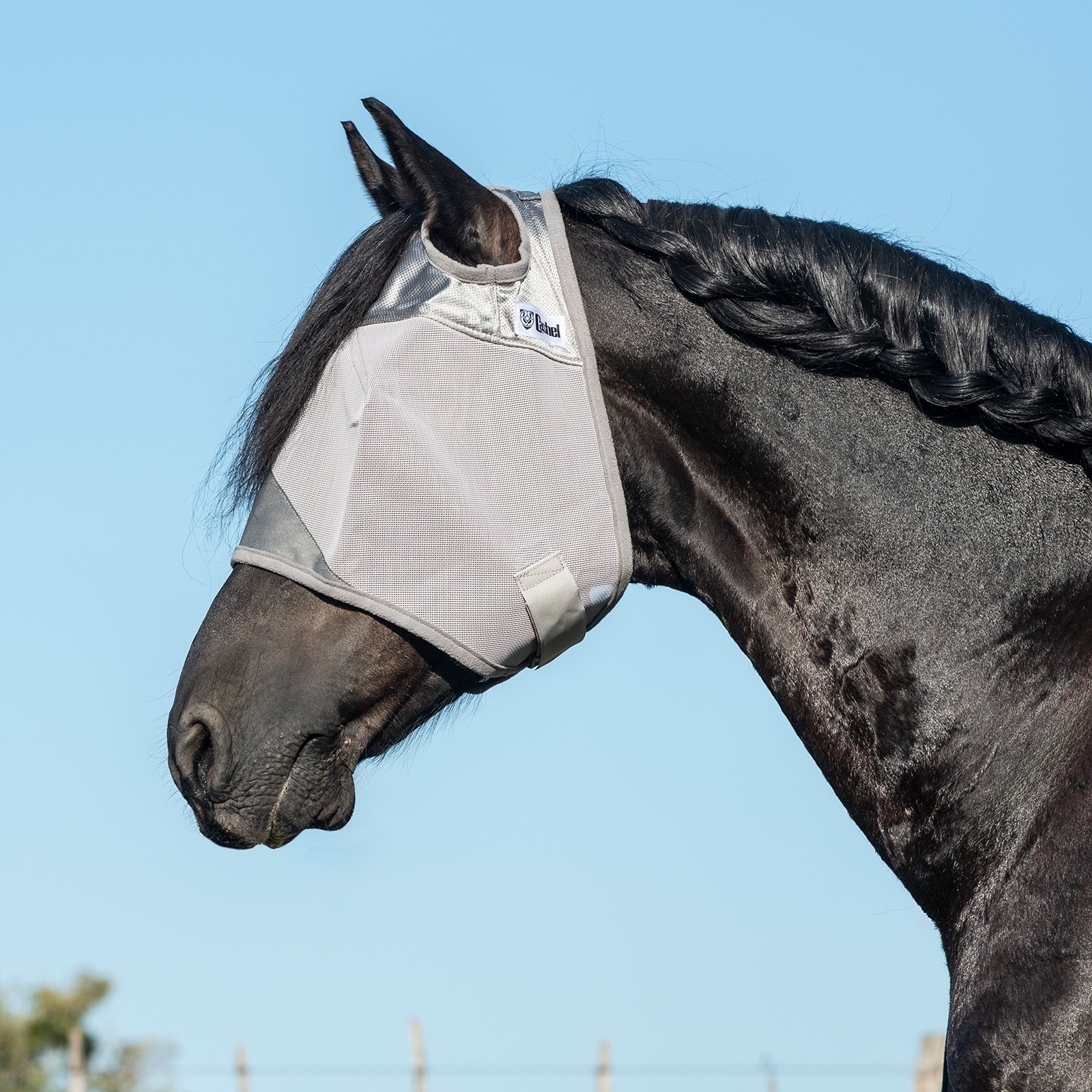 Cashel© Crusaders™ Fly Mask Grey  - 15