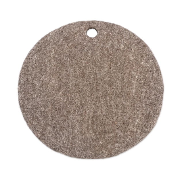 Wooldesign huovutettu villa-alusta, 25 cm, 4-pack, luonnonruskea