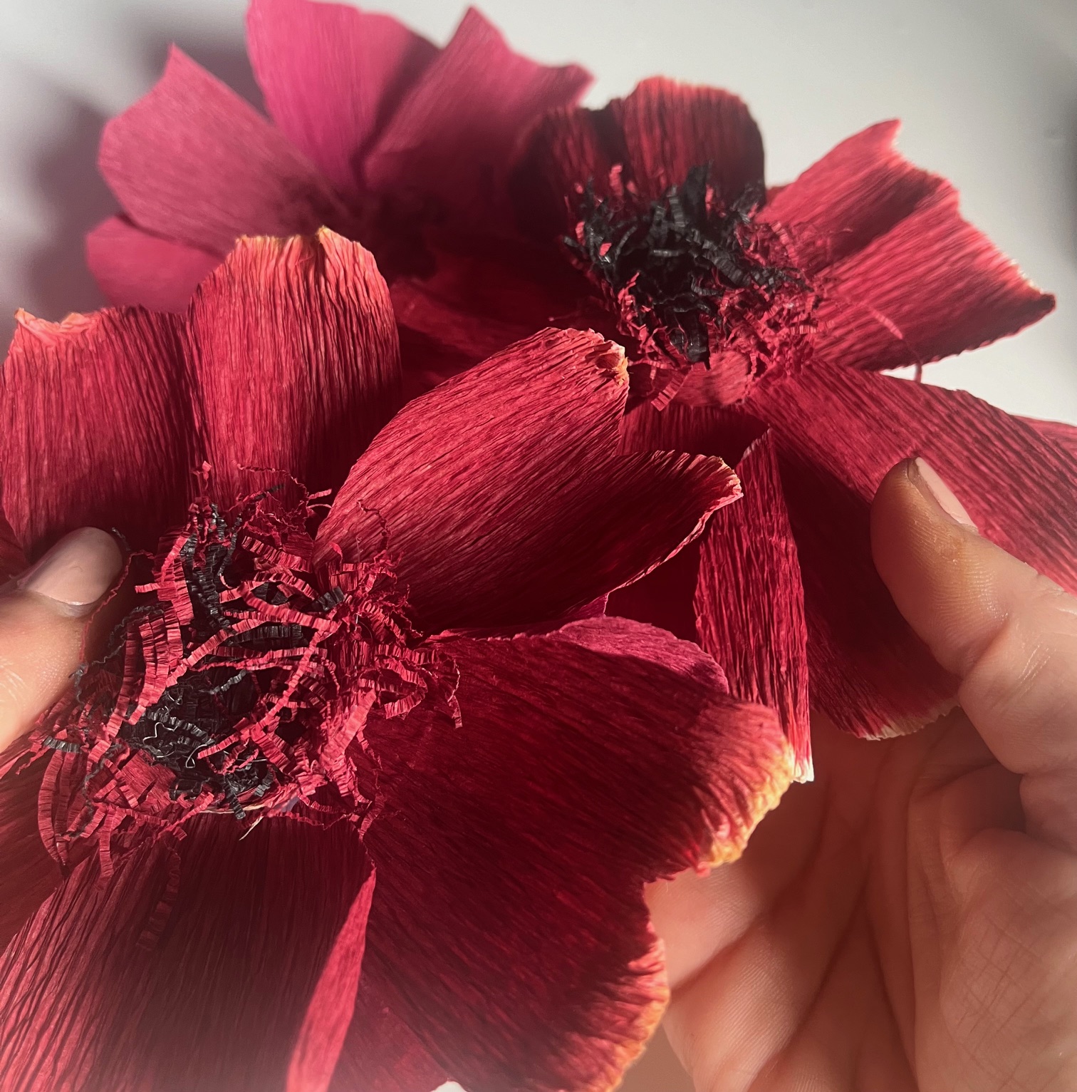 Blommor till granen - kreativ workshop i julens pappersflora 22/11 (14-16) - 3