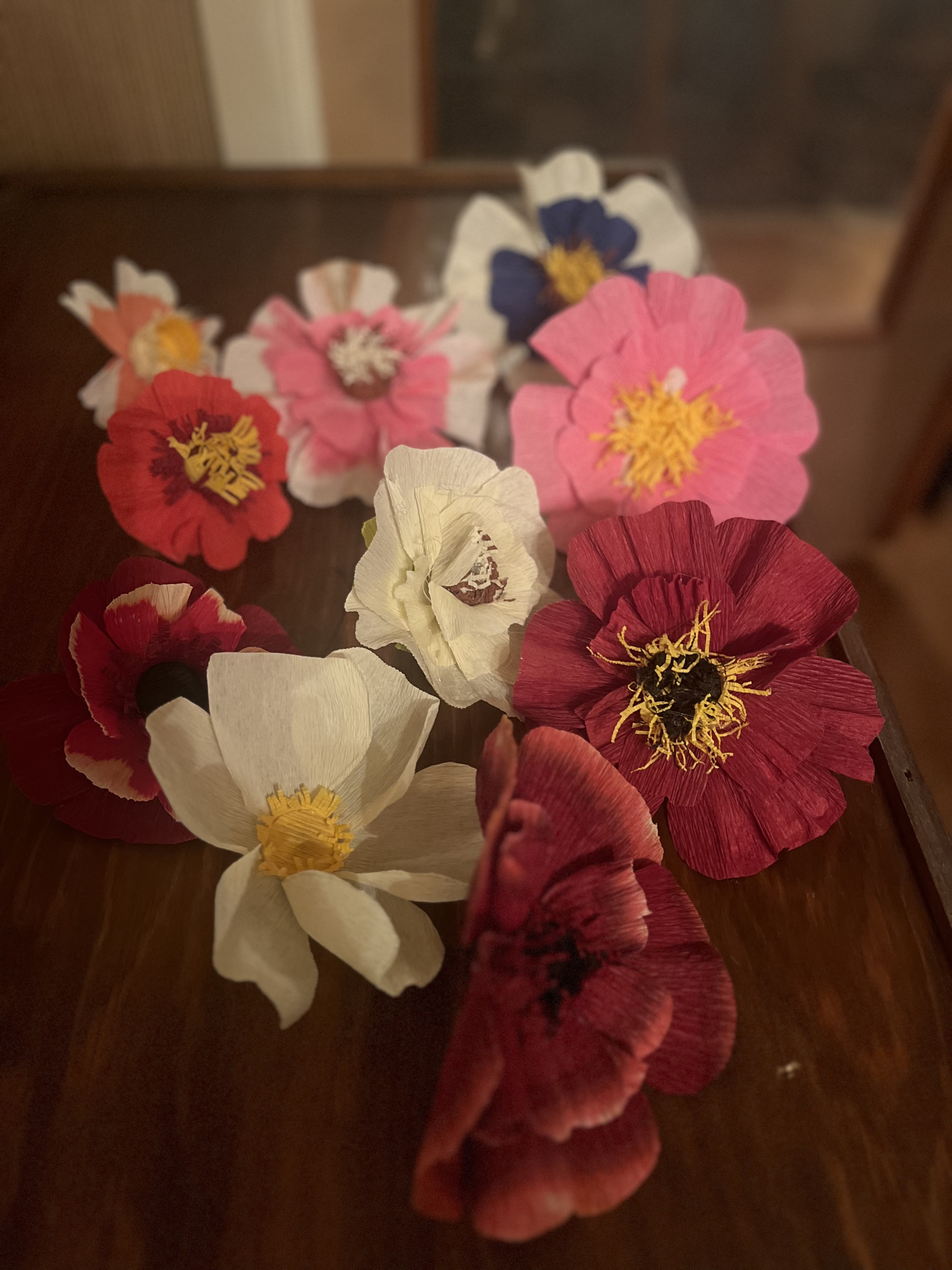 Blommor till granen - kreativ workshop i julens pappersflora 22/11 (14-16) - 4
