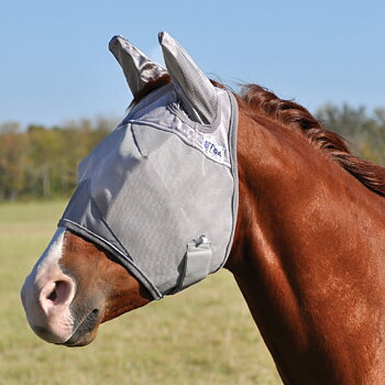 Cashel© Crusaders™ Fly Mask / flughuva med öron,  grå