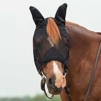 Cashel© Quiet Ride™ Mask med öron (flughuva för ridning)