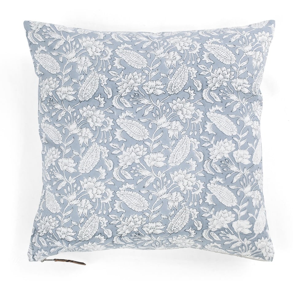 Chamois Cushion Cover Jodhpur Dusty Blue