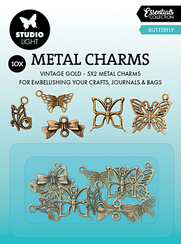 Studio Light Butterfly Essentials Metal Charms (10pcs) 