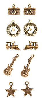 Studio Light Vintage Essentials Metal Charms (10pcs) 