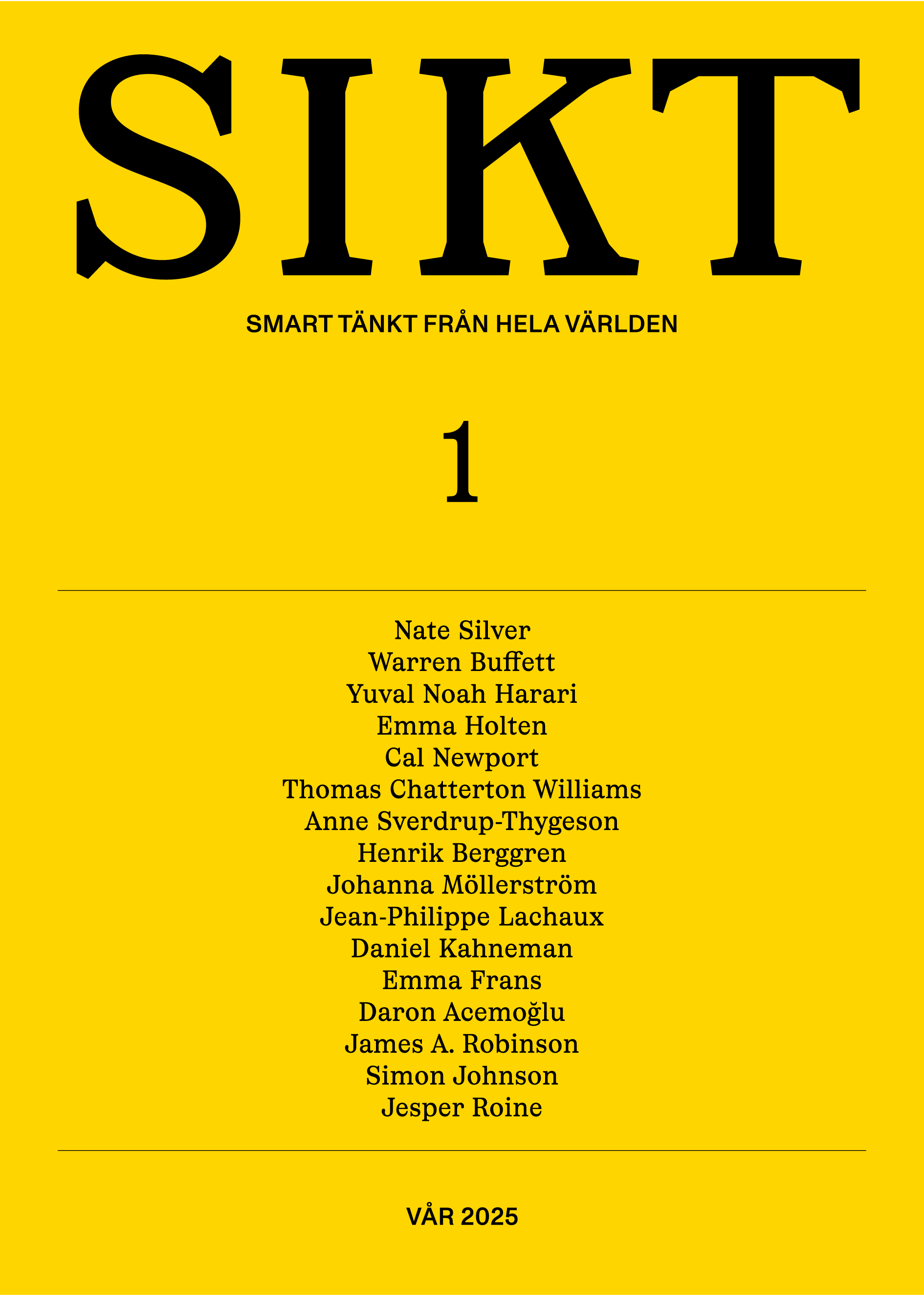 Bok "SIKT" nr 1