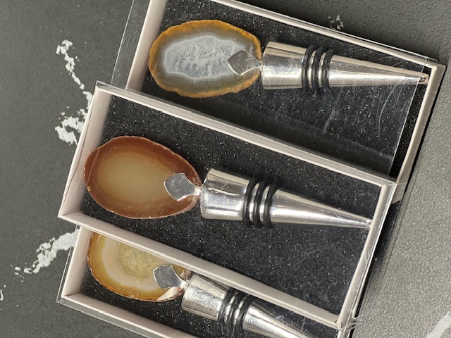 Bottle stopper agate brown - 3