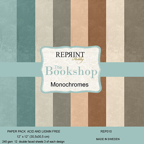 Paperpack Reprint - The Bookshop  Monochromes -  12x12