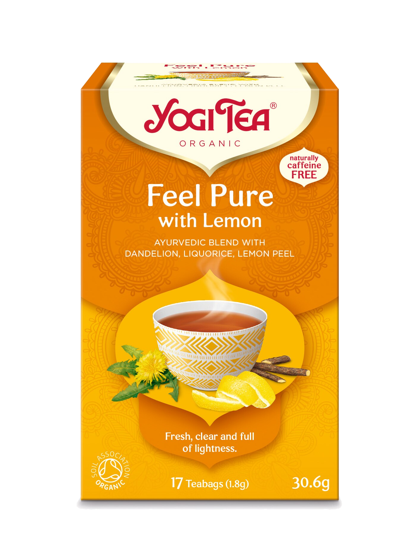 Te Feel Pure Lemon 17 påsar Yogi Tea