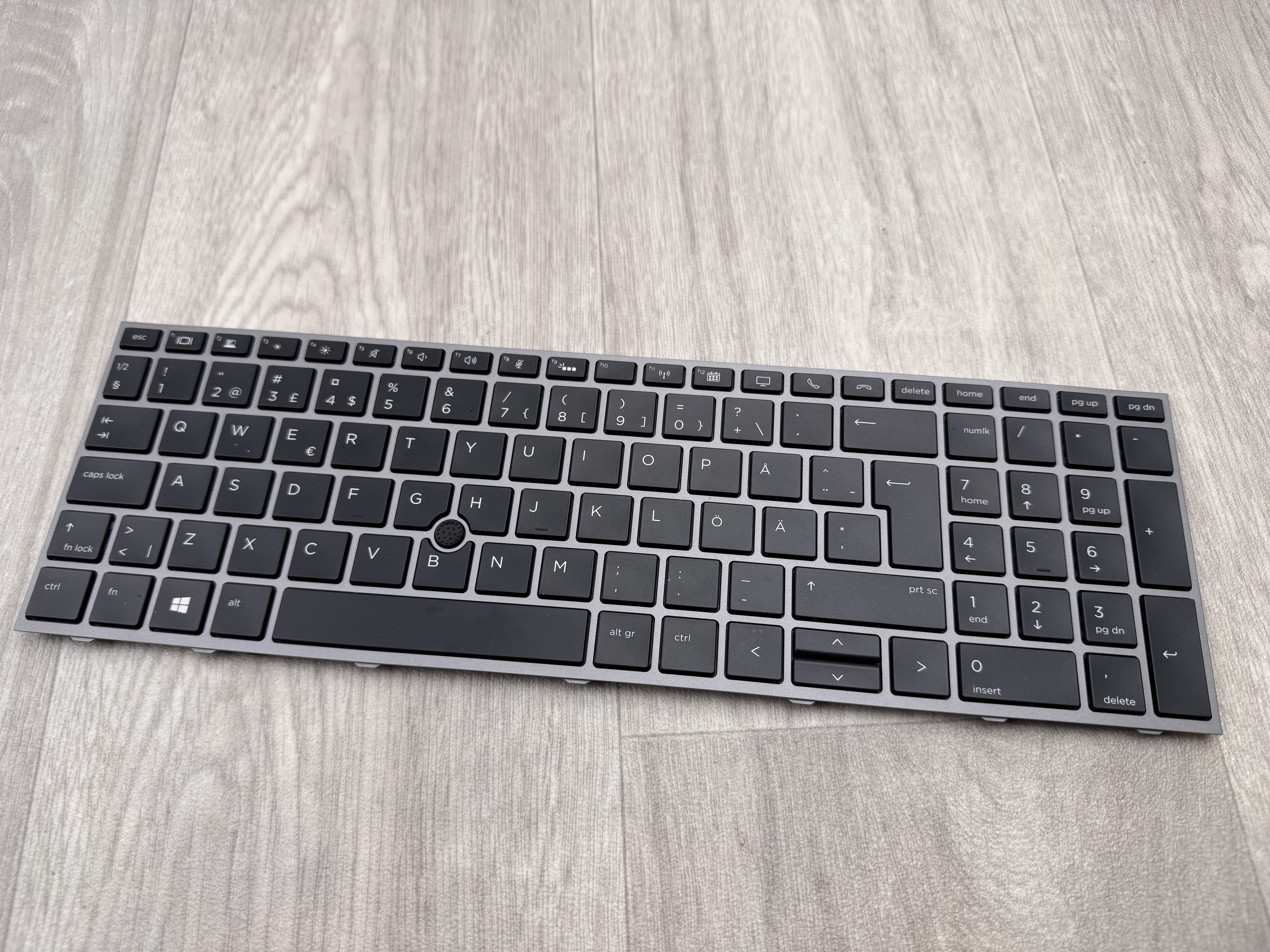 HP Nordic Keyboard L12765-B71 Zbook 15 17 G5 G6 Tangentbord