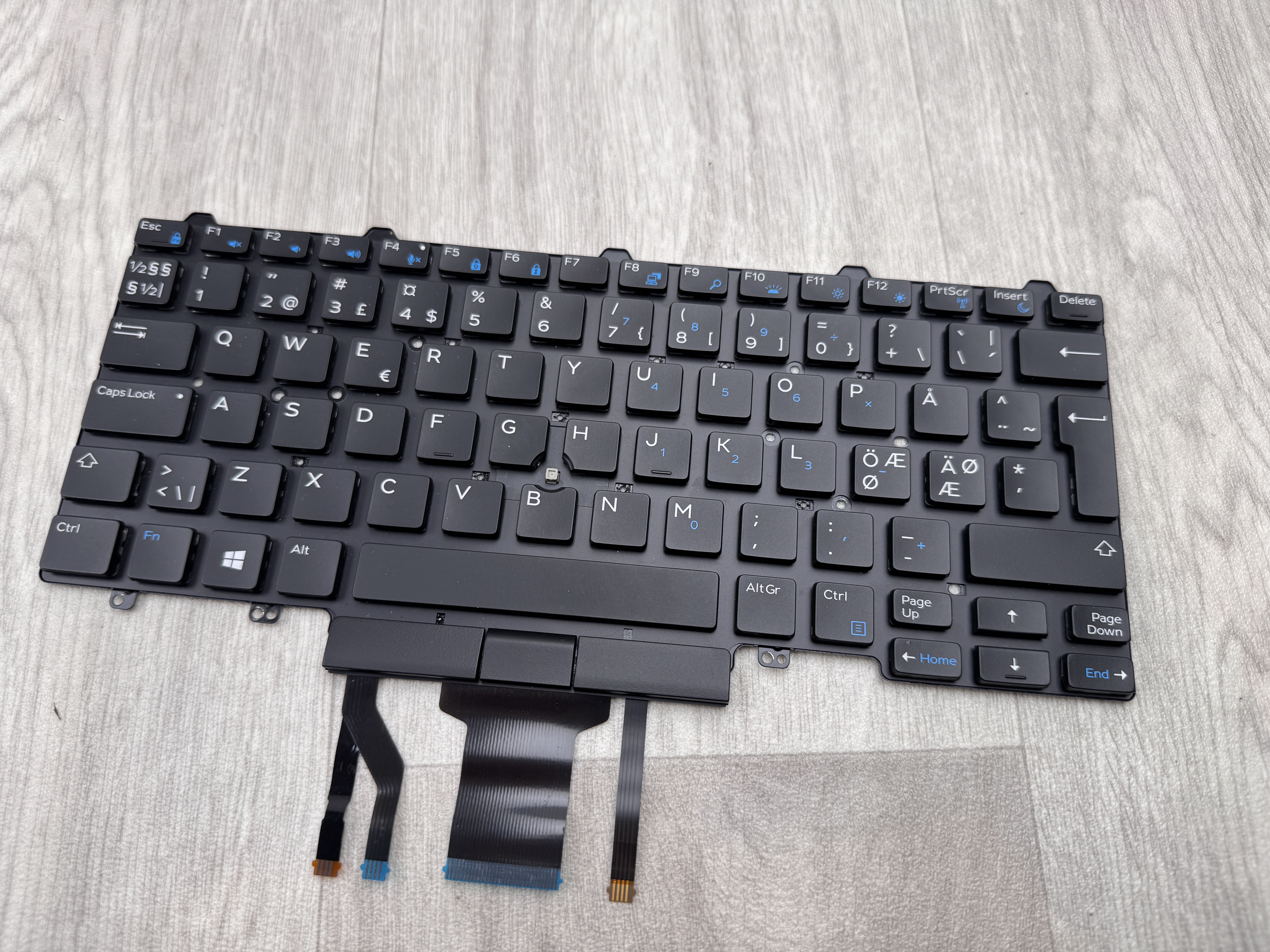 DEFEKT! Dell Latitude E5450 E7450 E7470 Tangentbord Keyboard 07TNDW