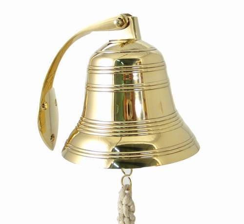 Skipsklokke, Messing, (15 cm)