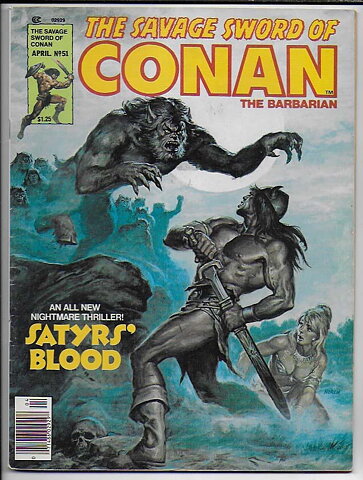 Savage Sword of Conan # 51 VF