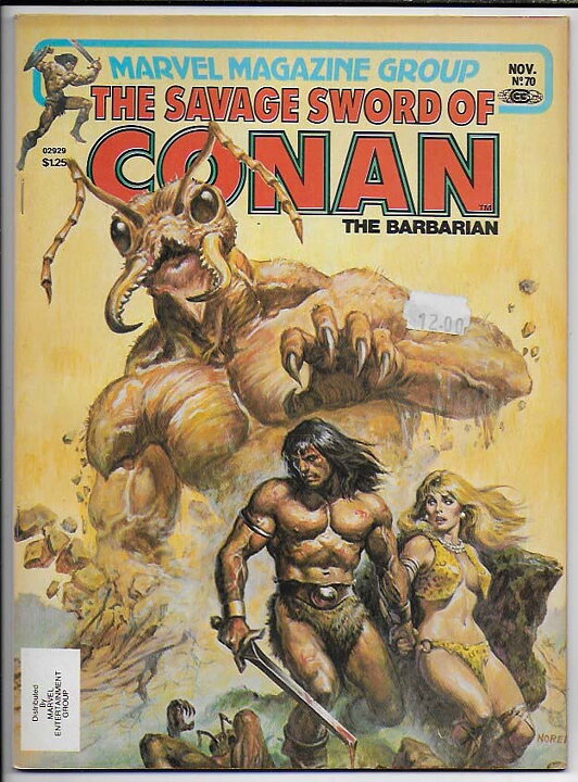 Savage Sword of Conan # 70 VF+ Prislapp