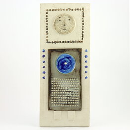Sylvia Leuchovius (1969) Modernistic Man Studio Wall Plaque 40 cm (2)