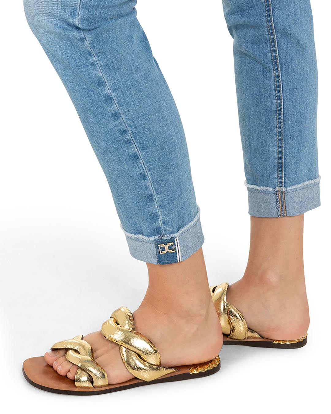 Jeans Piper short sunny ljus denim - 4