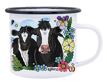 Emaljmugg - Holstein