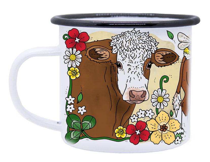 Emaljmugg - Hereford