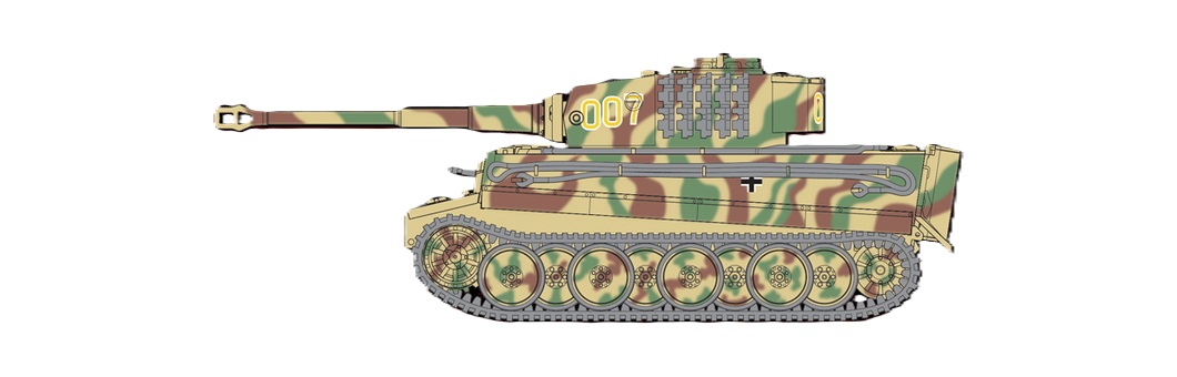Tiger 1, 1/72 - 5