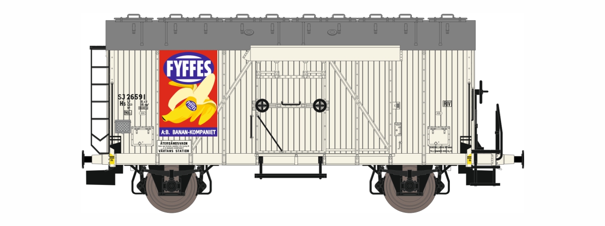 Godsvagn Hs 26591 'Fyffes'