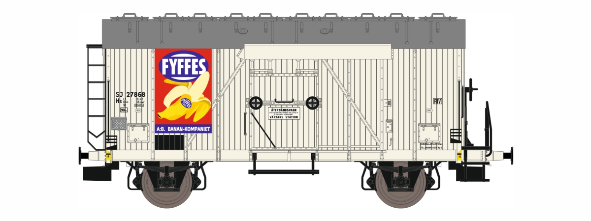 Godsvagn Hs 26868 'Fyffes'