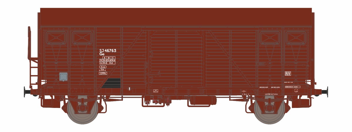 Godsvagn SJ Ge 46763, Ep III - 3