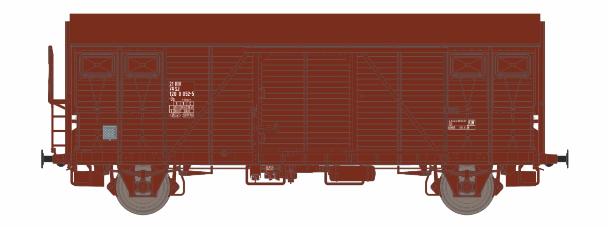  Godsvagn SJ Gs 120 1 199-1, Ep IV - 2