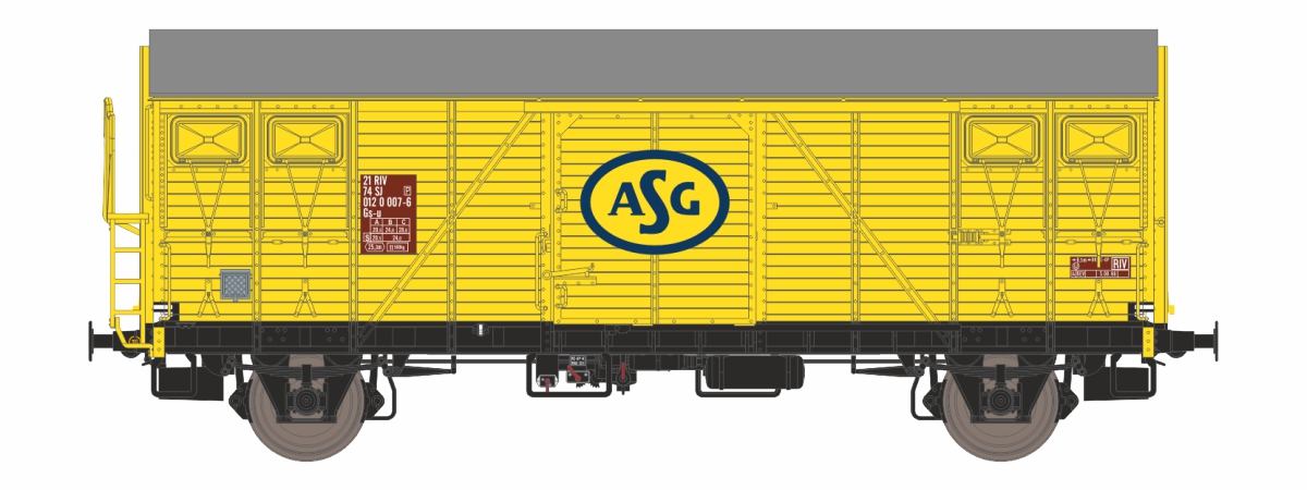 Godsvagn SJ Gs 012 0 007-6 'ASG', Ep IV - 2