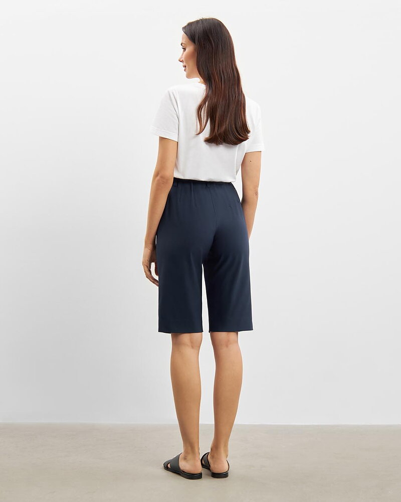 Mirakelshorts Kelly viskos regular marinblå