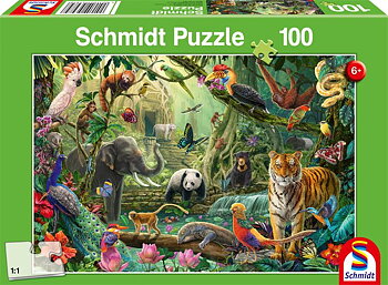 Colourful Jungle Wildlife, 100itar Schmidt