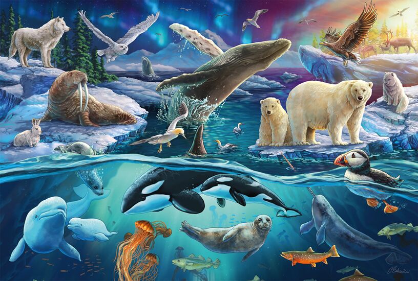 Arctic animals, 150 Bitar Schmidt