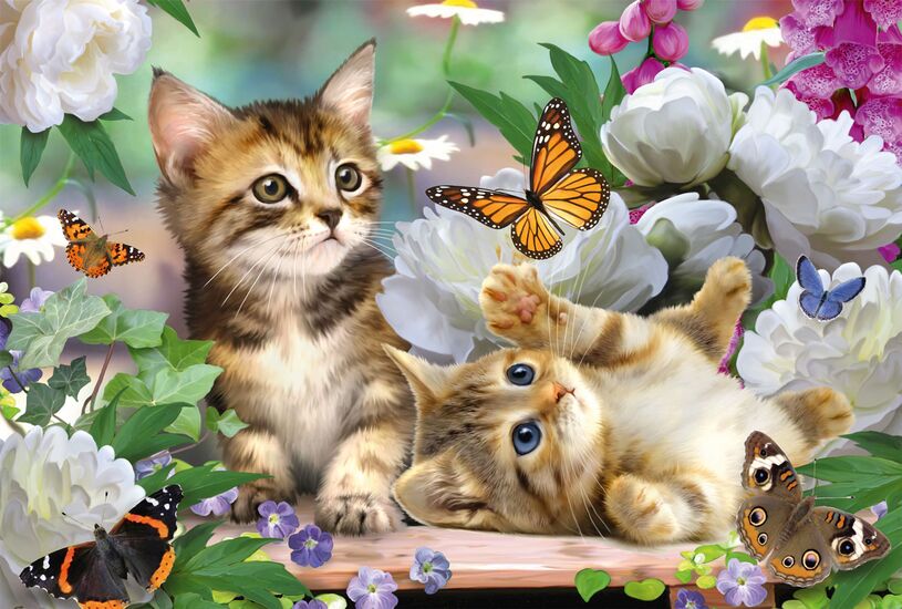 Playful Kittens, 150 Bitar Schmidt