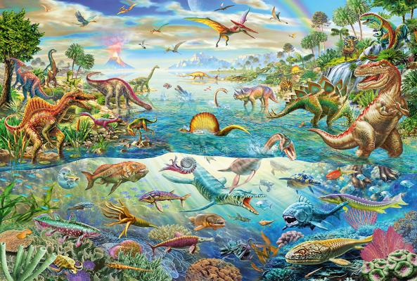 Discover the Dinosaurs, 200 Bitar Schmidt