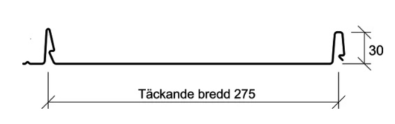 Plannja Trend 275 | Offertförfrågan - 2