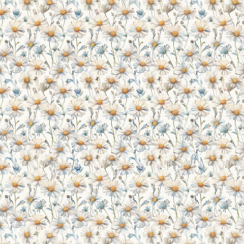 Papper Scrapbooking  Reprint - Summer Daisies   -  12x12 (30,5 x 30,5 cm)