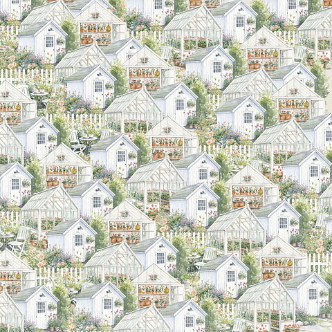 Papper Scrapbooking  Reprint - Summer Village   -  12x12 (30,5 x 30,5 cm)