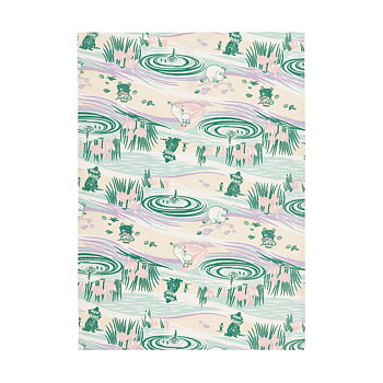 Moomin Kitchen Towel 50x70 cm - A day at the beach